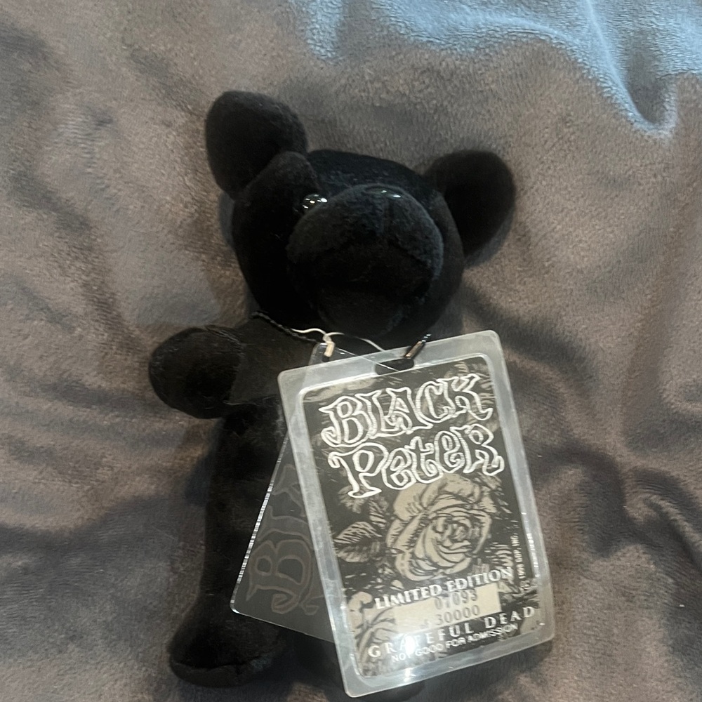 Grateful Dead Black Peter Plush Bear